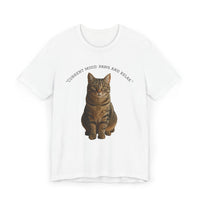 Cat Lover Unisex T-Shirt, Current Mood, Paws and Relax, Pawsitive Vibes, Gifts for Cat Moms, Cute Animal Apparel, Casual Wear