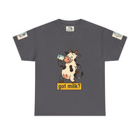 Funny Cow Got Milk T-Shirt Cute Dairy Lover Tee Pun Graphic Shirt Animal Humor Gift for Men & Women Farm Life Aesthetic