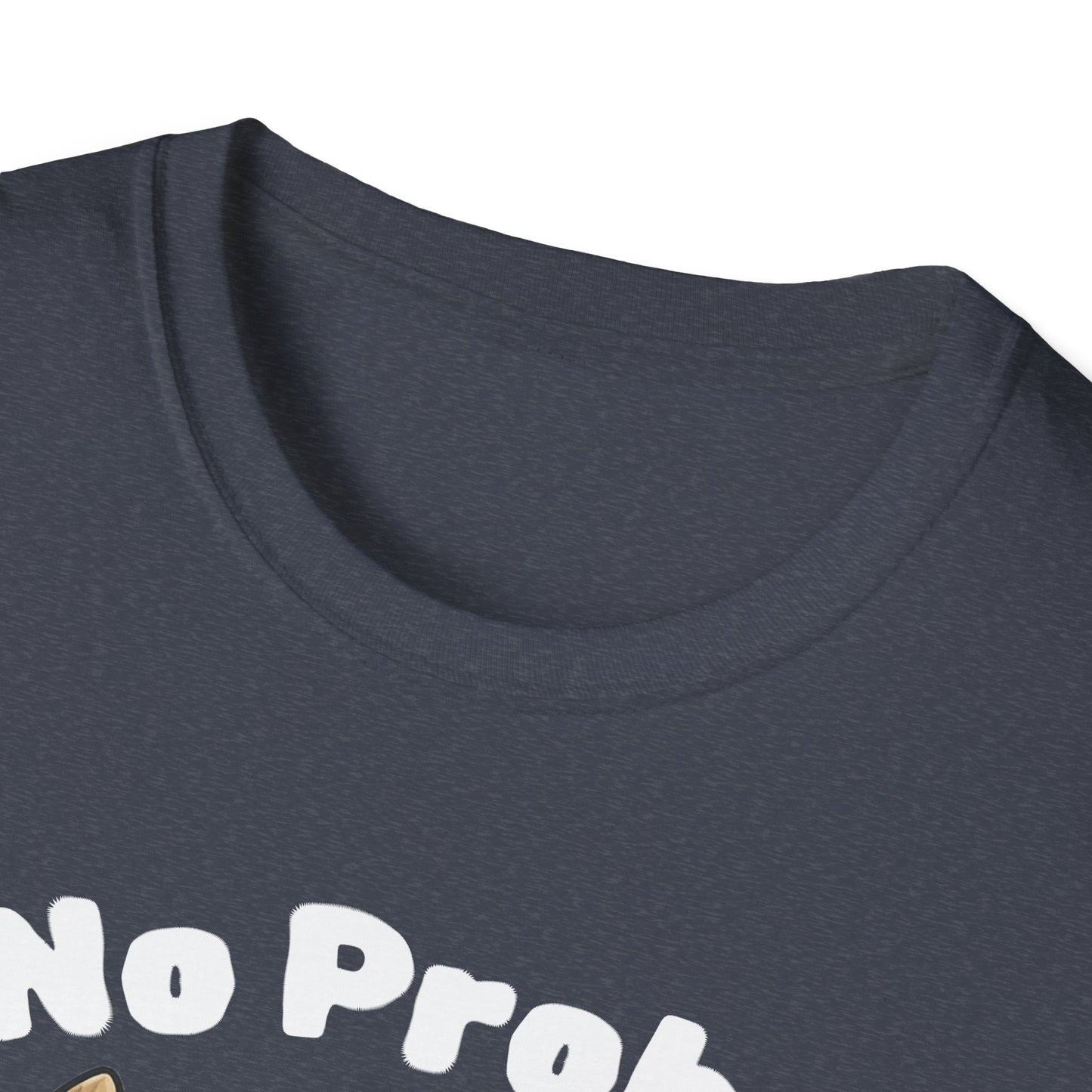 No Prob-Llama Funny T-Shirt | Dark Color Unisex Tee | Cute Llama Design | Humor Animal Pun Shirt | Gift for Him or Her