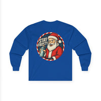 Chill Santa Long Sleeve Tee | Unisex Holiday Shirt, Christmas Gift, Winter Wear, Frosty Fun, DD27 Design