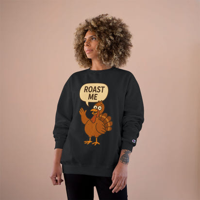 Thanksgiving Champion Sweatshirt, Turkey Sweater, Fall Apparel, Holiday Gift, Cozy Sweatshirt, Harvest Fashion