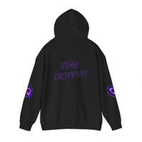 Stay Drippin Hoodie | Drip District 27 Unisex Sweatshirt | Trendy Streetwear Pullover for Men & Women | Cool Fall Winter Outfit