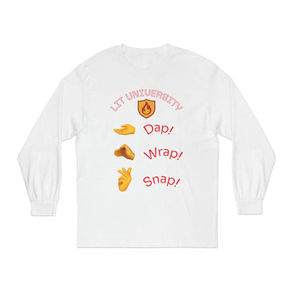 Lit University Crewneck | Dap, Wrap, Snap Edition | Funny College Sweatshirt for Students, Gamers & Trendsetters