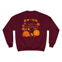 Thanksgiving Champion Sweatshirt, Turkey Sweater, Fall Apparel, Holiday Gift, Cozy Sweatshirt, Harvest Fashion