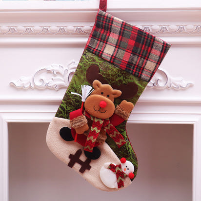 Christmas Gift Sock Hanging Bag