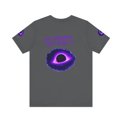 Drip District 27 Shirt | Purple Black Hole Streetwear Tee | Trendy Unisex Graphic Top
