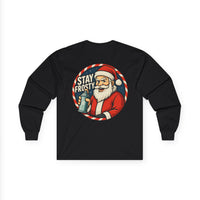 Chill Santa Long Sleeve Tee | Unisex Holiday Shirt, Christmas Gift, Winter Wear, Frosty Fun, DD27 Design
