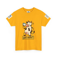 Funny Cow Got Milk T-Shirt Cute Dairy Lover Tee Pun Graphic Shirt Animal Humor Gift for Men & Women Farm Life Aesthetic