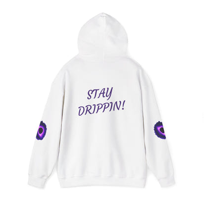 Stay Drippin Hoodie | Drip District 27 Unisex Sweatshirt | Trendy Streetwear Pullover for Men & Women | Cool Fall Winter Outfit