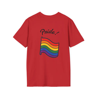 Zesty Emoji Pride T-Shirt | Funny Snap Face Tee | LGBTQ+ Celebration Shirt | Cute Graphic Unisex Top for Joyful Expression