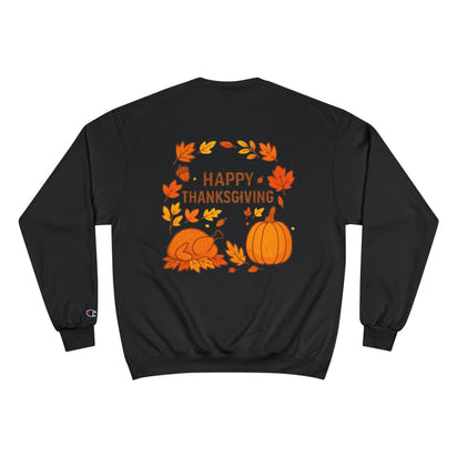 Thanksgiving Champion Sweatshirt, Turkey Sweater, Fall Apparel, Holiday Gift, Cozy Sweatshirt, Harvest Fashion