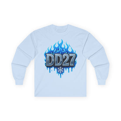 Chill Santa Long Sleeve Tee | Unisex Holiday Shirt, Christmas Gift, Winter Wear, Frosty Fun, DD27 Design