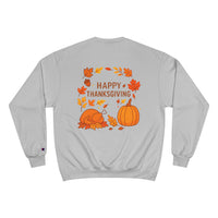 Thanksgiving Champion Sweatshirt, Turkey Sweater, Fall Apparel, Holiday Gift, Cozy Sweatshirt, Harvest Fashion