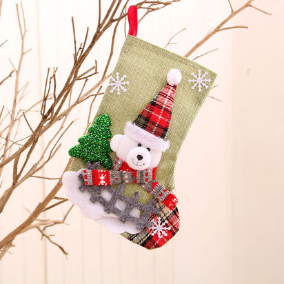 Christmas Gift Sock Hanging Bag