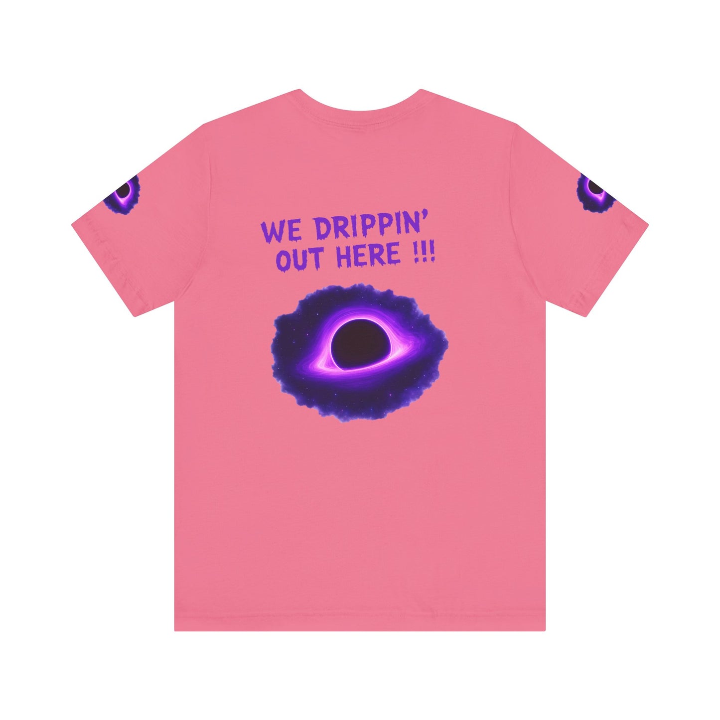 Drip District 27 Shirt | Purple Black Hole Streetwear Tee | Trendy Unisex Graphic Top