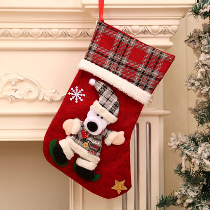 Christmas Gift Sock Hanging Bag