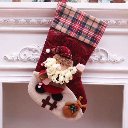Christmas Gift Sock Hanging Bag